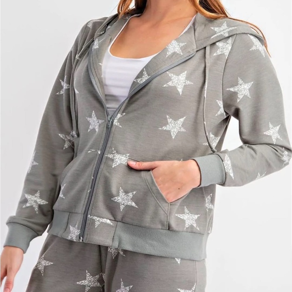 Green star track suit